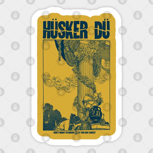 Husker Du Quality Bootleg Sticker by reyboot